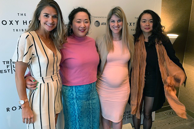 L-R: Lacy Thibodeaux-Fields, Yu Gu, Maria Pinzone, Elizabeth Ai of "A Woman's Work"