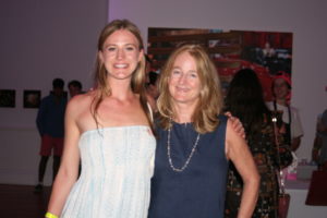 Artist Christine Keefe with daughter Marie Aiello