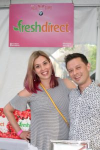 Aya Cody Estrin and Matt Nociti of Fresh Direct