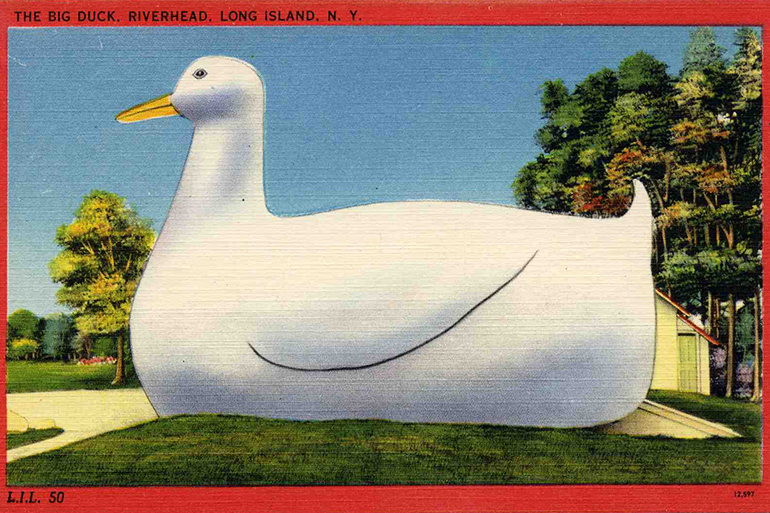 Big Duck postcard