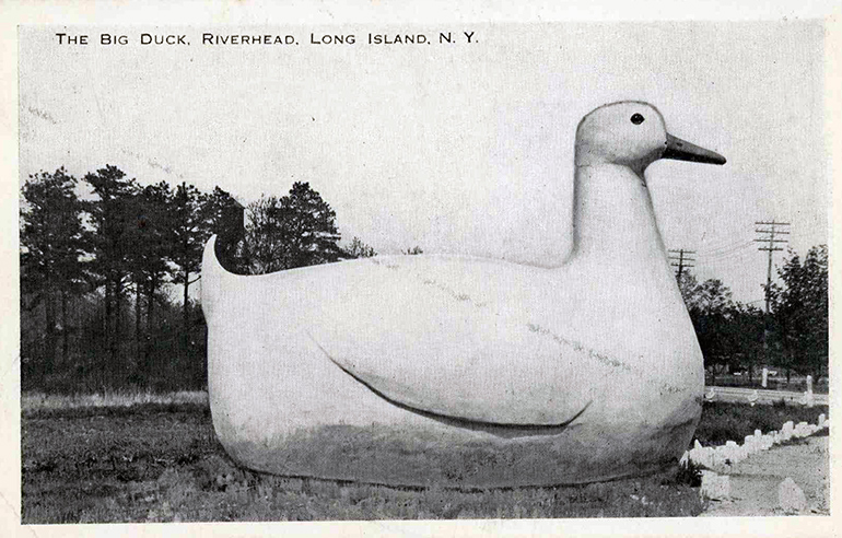 Big Duck postcard
