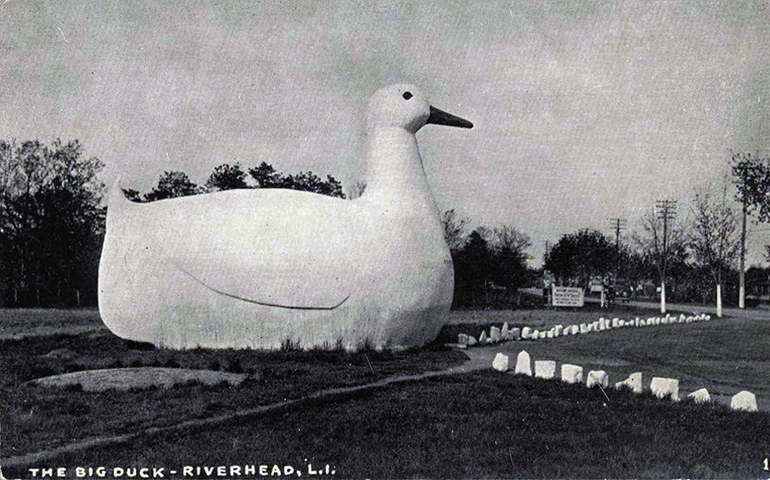 Big Duck postcard