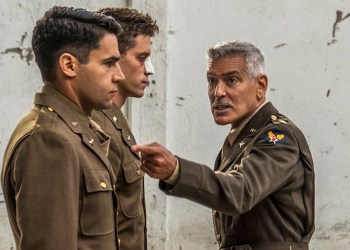 Christopher Abbott and George Clooney in Hulu's 