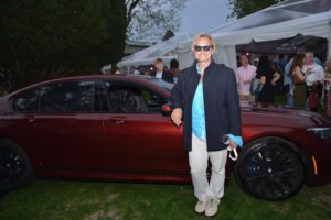 Author Coerte Felske with a BMW M7