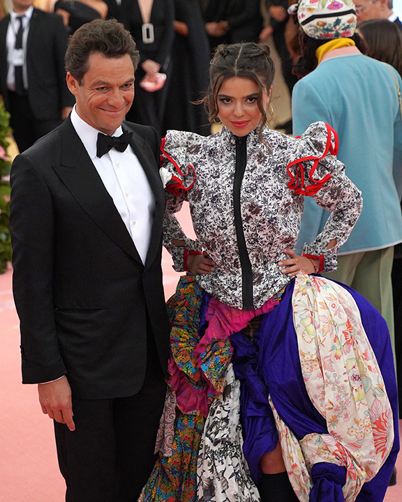 Dominic West and Martha West at the Met Gala