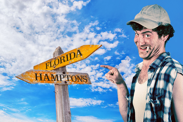 Florida Man heads to the Hamptons