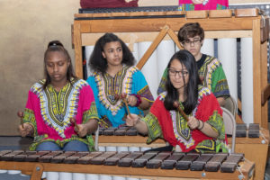 Bridgehampton School's Marimba Band