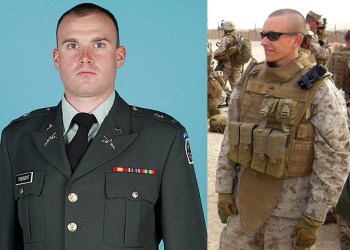 1st Lt. Joseph Theinert, LCpl. Jordan Haerter