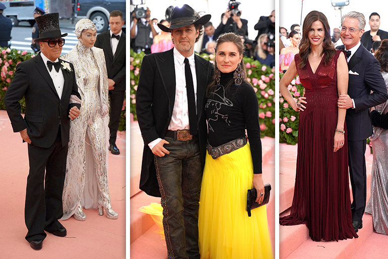 Michael Kors and Gigi Hadid, Lauren Bush and Dylan Lauren, Desiree Gruber and Kyle MacLachlan at Met Gala