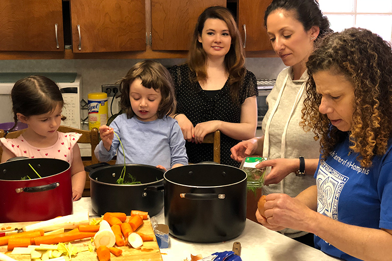 Cooking for Mitzvah Day