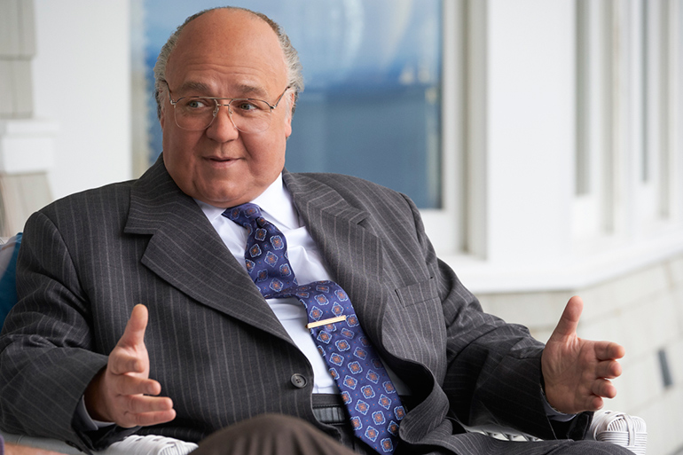 Russell Crowe as Roger Ailes in "The Loudest Voice" 
