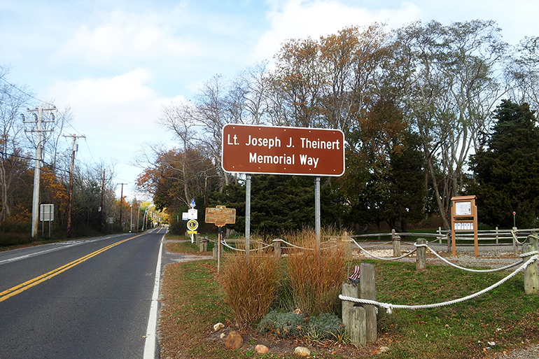 Joseph J. Theinert Memorial Way on Shelter Island