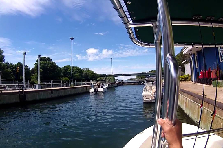 Shinnecock Canal, Photo: Courtesy Strong's Marine