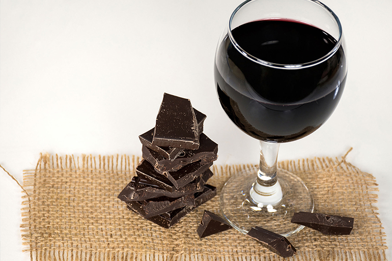 wine AND chocolate