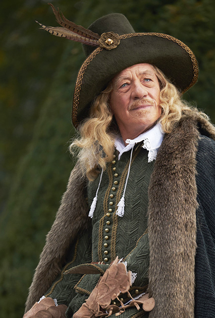 Ian McKellan as the Earl of Southampton