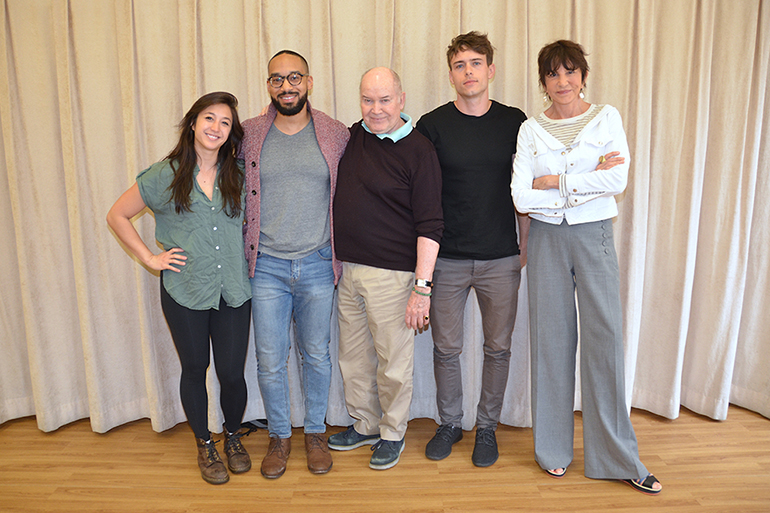 Sasha Diamond, Rodney Richardson, Jack O'Brien, Alan Fox, Mercedes Ruehl, Photo: Barry Gordin