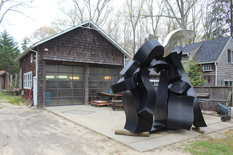 Work in progress at Van de Bovenkamp's studio