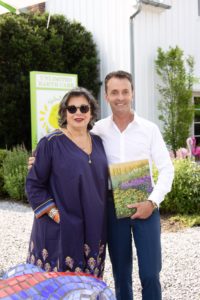 Publisher of Bloom: The Luminous Gardens of Frederico Azevedo-Suzy Slesin, Frederico Azevedo, founder of Unlimited Earth Care and author of Bloom: The Luminous Gardens of Frederico Azevedo