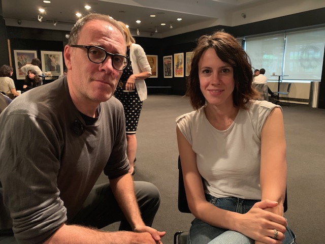 Valerio Mastandrea and Chiara Martegiani of "Laughing"