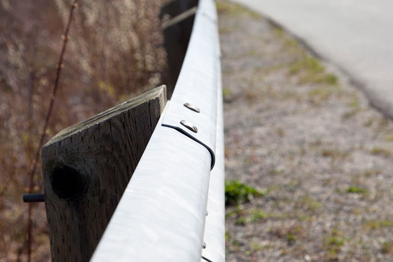 Metal guardrails are safer than wood