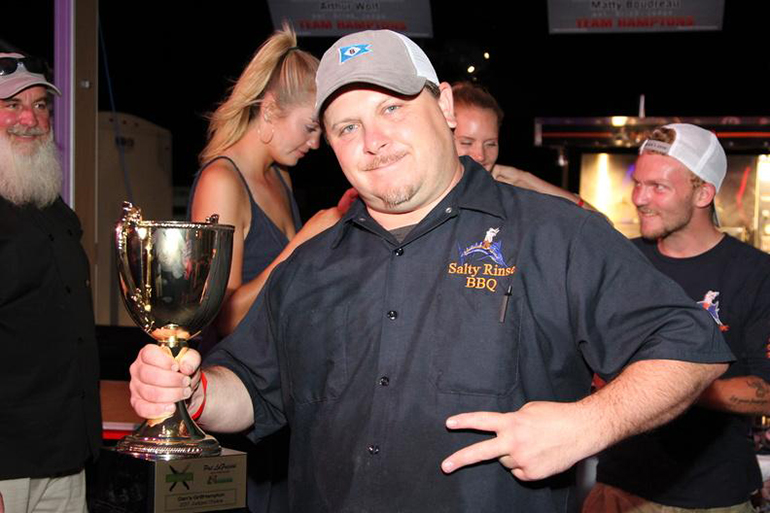 Matty Boudreau accepting the 2017 Judge's Choice Award, Photo: Barbara Lassen