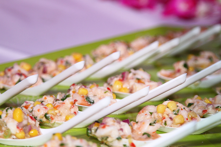 Tasty bites at Dan's Taste of Two Forks, Photo: Barbara Lassen