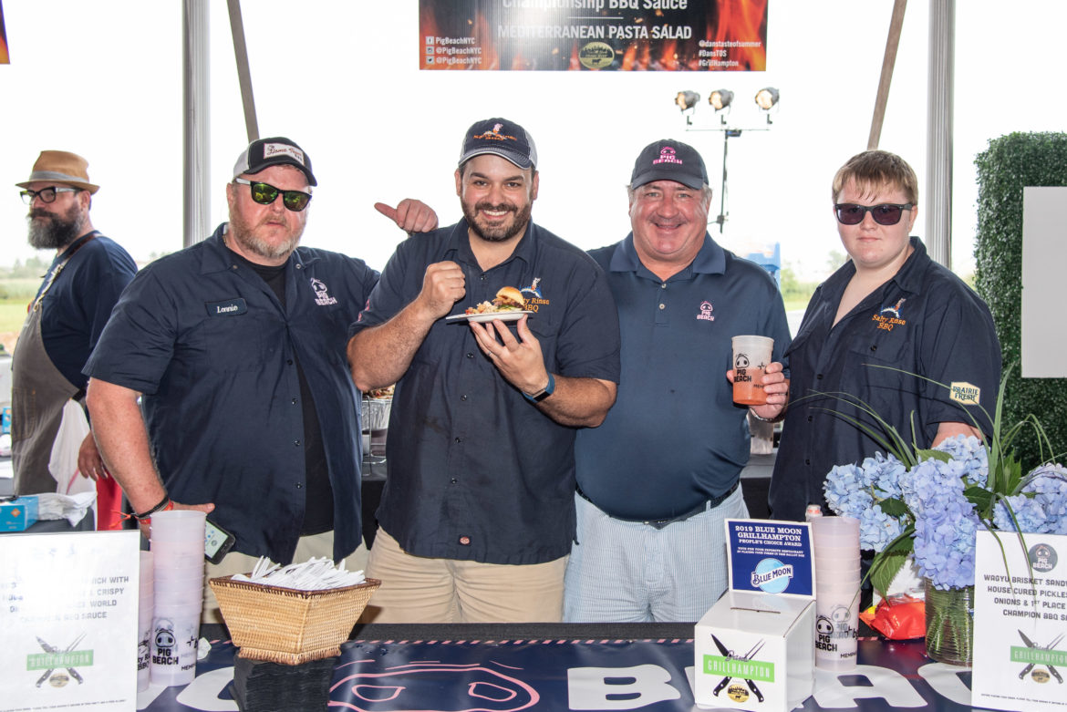 Rob Shawger, Matt Abdoo, Shane McBride and Garett McBride from Pig Beach