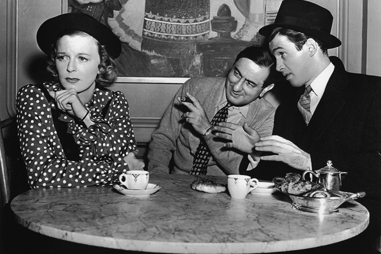 Lubitsch and the stars of "The Shop Around the Corner" (1940)