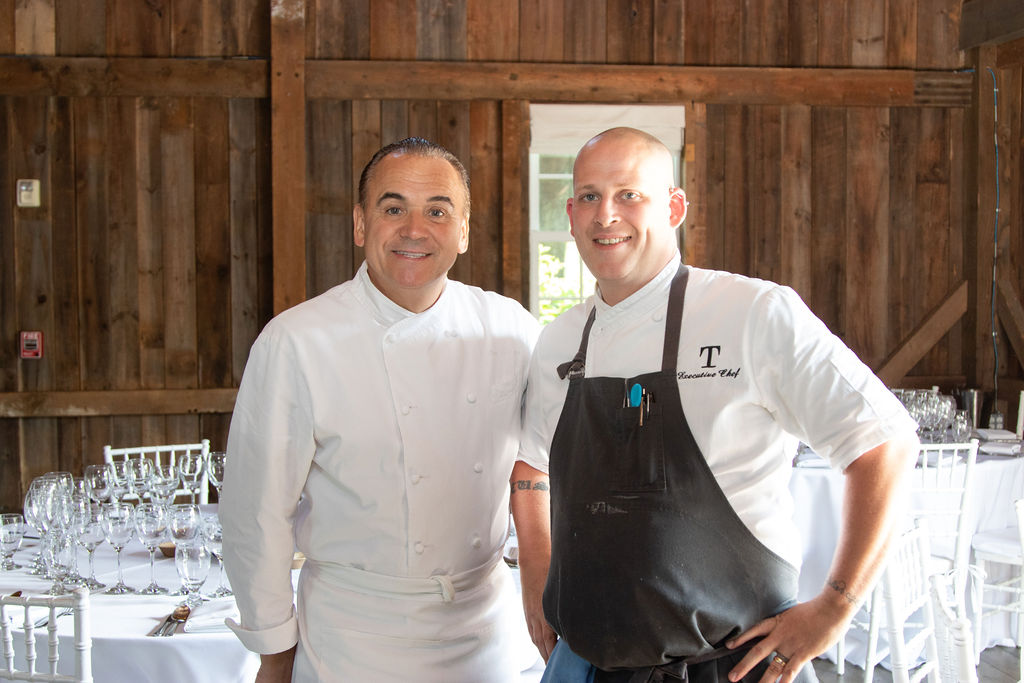 Chef Jean-Georges Vongerichten and Chef Drew Hiatt of Topping Rose House