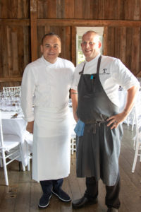 Chef Jean-Georges Vongerichten and Chef Drew Hiatt of Topping Rose House