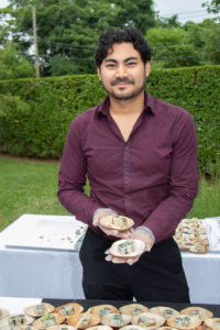 Jesse Matsuka of Sen presented an array of delicious food