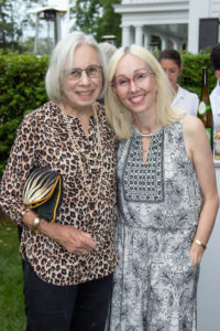 Guest of Honor Florence Fabricant, Andrea Grover-Executive Director of Guild Hall
