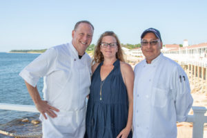 Claudio’s team- Chef Franklin Becker-Consulting Chef, Lara Pizzanelli-GM & Director of Events, Juan Guzman-Director of Purchasing
