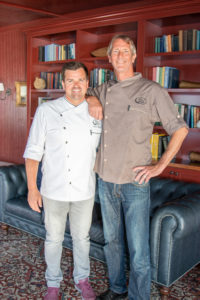The Frisky Oyster Chef team- Robby Beaver and Catering Chef Kevin Cicotte