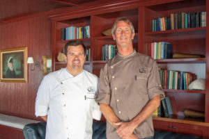 The Frisky Oyster Chef team- Robby Beaver and Catering Chef Kevin Cicotte