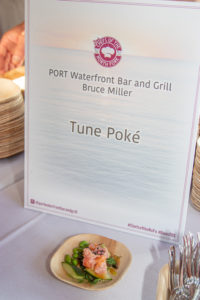 Tuna poke’ appetizer from PORT