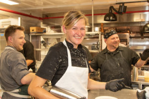 Chef Jennilee Morris, food prep can be messy sometimes