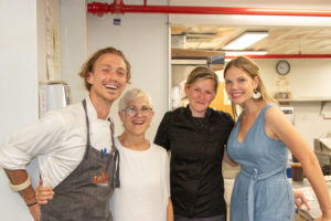 Chef Stephan Bogardus, Chef Claudia Fleming, Chef Jennilee Morris, Lauren Lombardi