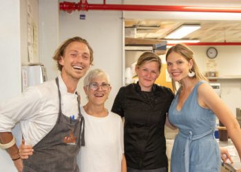 Chef Stephan Bogardus, Chef Claudia Fleming, Chef Jennilee Morris, Lauren Lombardi