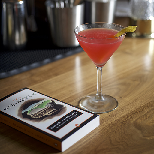 Jack Rose Cocktail at Baron's Cove, Photo: Doug Young