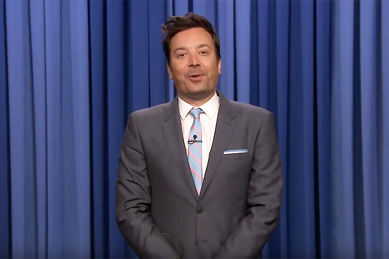 Jimmy Fallon delivers his Tonight Show monologue about the NYC blackout on Monday, July 15
