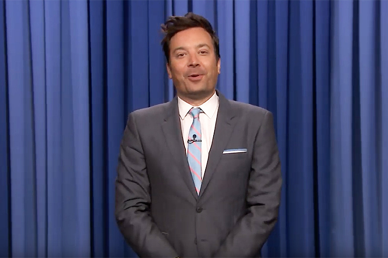 Jimmy Fallon delivers his Tonight Show monologue about the NYC blackout on Monday, July 15