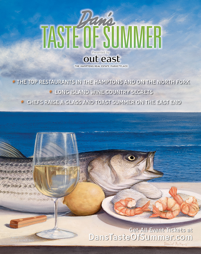 July 19, 2019 Dan's Papers special Taste of Summer section cover art by Daniel Pollera
