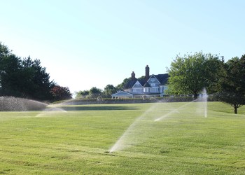 RB Irrigation waters a fabulous Hamptons lawn