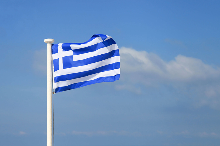 The national flag of Greece, Photo: Elena Slepitskaya/123RF
