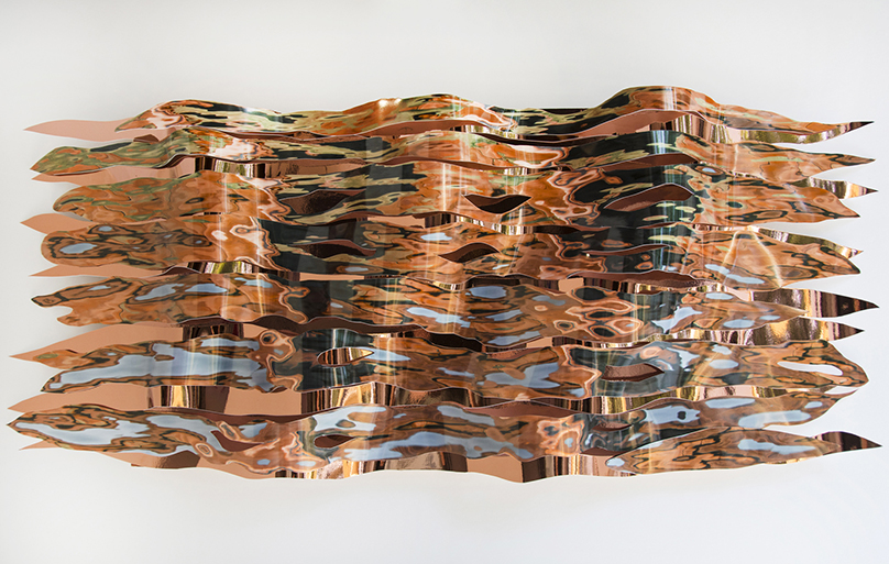 JoAnne Dumas's "Copper Ripples #2," Image: Courtesy Alex Ferrone Gallery