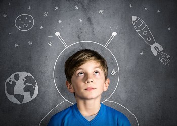 Childhood Dreams moon space