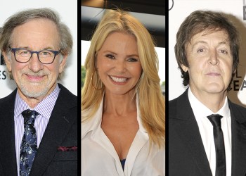 Steven Spielberg, Christie Brinkley, Paul McCartney