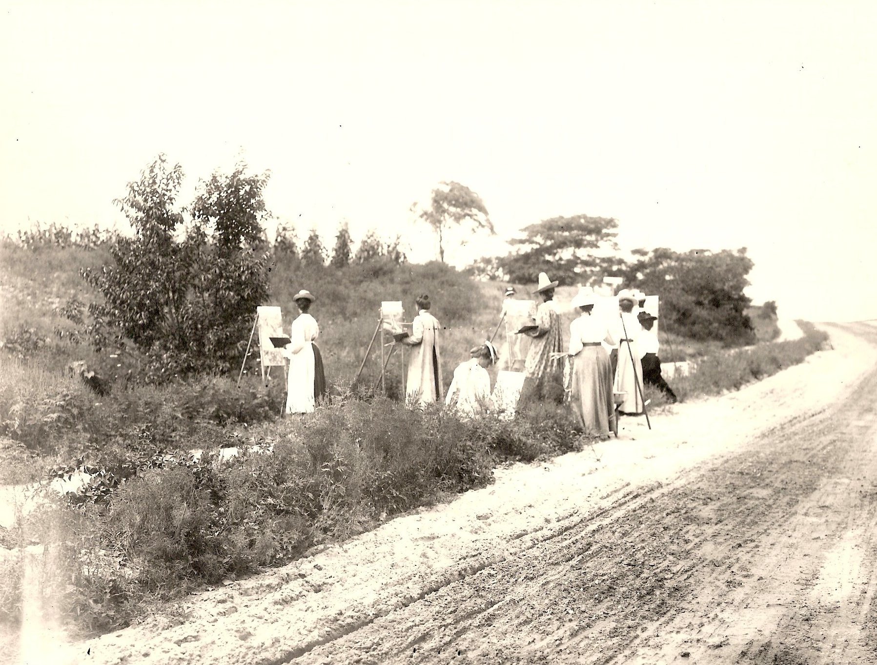 3 Janet Hoyt and the SH Summer School of Art c 1905