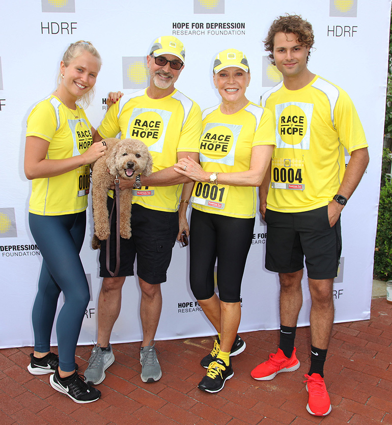 Sailor Brinkley Cook, Arthur Dunnam, Audrey Gruss, Jack Brinkley Cook Race of Hope 2019